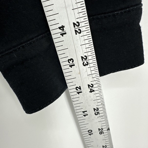 Quacker Factory Dream Jeannes Black Knit Jacket with Rhinestones Size M A256683 - Picture 7 of 11